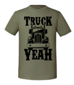 Męska koszulka z nadrukiem - Truck Yeah