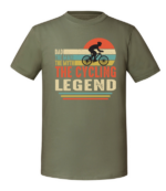 Męska koszulka z nadrukiem - The Cycling Legend - obrazek 5