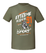Męska koszulka z nadrukiem - Extreme Rider - obrazek 4