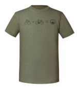 Męska koszulka z nadrukiem - Mountain plus bike - obrazek 5