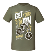 Męska koszulka z nadrukiem - Get Your Ride On - obrazek 4