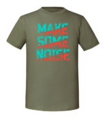 Męska koszulka z nadrukiem - Make Some Noise - obrazek 5