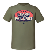Męska koszulka z nadrukiem - Learn From Failures - obrazek 5