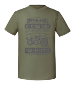 Męska koszulka z nadrukiem - Speedlands Custom Bike - obrazek 5