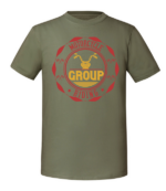 Męska koszulka z nadrukiem - Motorcycle Riding Group - obrazek 5
