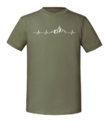 Męska koszulka z nadrukiem - Mountain Beat - obrazek 4