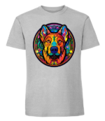 Męska koszulka z nadrukiem - Psychedelic Guardian