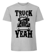 Męska koszulka z nadrukiem - Truck Yeah - obrazek 8