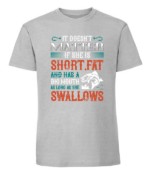 Męska koszulka z nadrukiem - It Doesnt Matter If She Is Short Fat - obrazek 7
