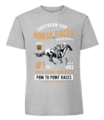 Męska koszulka z nadrukiem - Horse Racer - obrazek 7