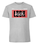Męska koszulka z nadrukiem - Never Look Back - obrazek 7