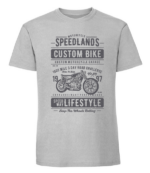Męska koszulka z nadrukiem - Speedlands Custom Bike - obrazek 8