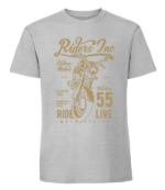 Męska koszulka z nadrukiem - Riders - obrazek 8