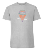 Męska koszulka z nadrukiem - Air Balloon - obrazek 7