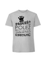 Męska koszulka  z nadrukiem – Padłeś poleż - obrazek 3