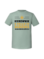 Męska koszulka  z nadrukiem – Kierownik Libacji Alkoholowej - obrazek 3