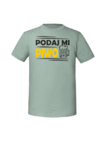 Męska koszulka  z nadrukiem – Podaj mi piwo - obrazek 7