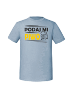 Męska koszulka  z nadrukiem – Podaj mi piwo - obrazek 3