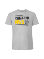 Męska koszulka  z nadrukiem – Podaj mi piwo - obrazek 6