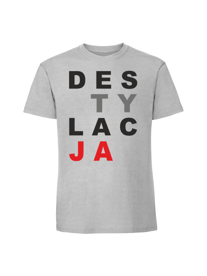 AL00011_pastelowy_szary.png Męska koszulka z nadrukiem – DESTYLACJA - obrazek 1