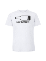 Męska koszulka  z nadrukiem – Battery Low Beer - obrazek 4