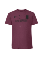 Męska koszulka  z nadrukiem – Battery Low Beer