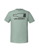 Męska koszulka  z nadrukiem – Battery Low Beer - obrazek 6