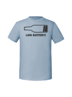 Męska koszulka  z nadrukiem – Battery Low Beer - obrazek 7
