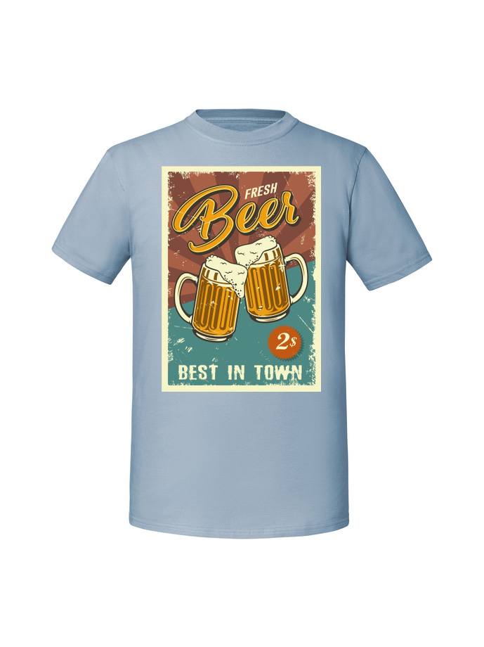 AL00022_mineralny_blekit.png Męska koszulka z nadrukiem – vintage beer plakat - obrazek 1