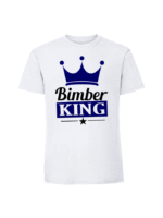 Męska koszulka  z nadrukiem – Bimber King - obrazek 6