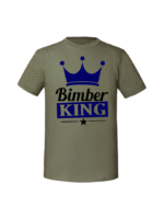 Męska koszulka  z nadrukiem – Bimber King