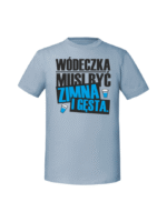 Męska koszulka  z nadrukiem – Wódeczka musi być zimna - obrazek 6