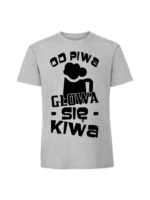 Męska koszulka  z nadrukiem – Od piwa głowa się kiwa - obrazek 6