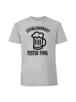 Męska koszulka  z nadrukiem – Licencjonowany tester piwa