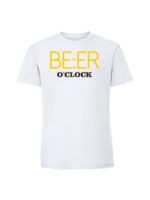 Męska koszulka  z nadrukiem – BEER O CLOCK - obrazek 5