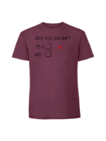 Męska koszulka  z nadrukiem – Are You Drunk - obrazek 5