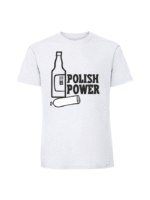 Męska koszulka  z nadrukiem – POLISH POWER - obrazek 4