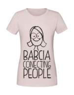 Damska koszulka  z nadrukiem – babcia connecting people v1