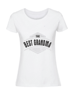 Damska koszulka  z nadrukiem – THE BEST GRANDMA VINTAGE - obrazek 3