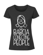 Damska koszulka  z nadrukiem – babcia connecting people v2