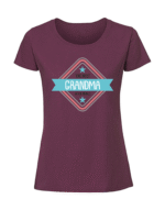 Damska koszulka  z nadrukiem – THE BEST GRANDMA IN THE WORLD - obrazek 6