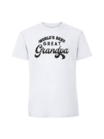 Męska koszulka  z nadrukiem – world_s best grandpa - obrazek 6