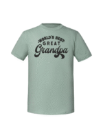 Męska koszulka  z nadrukiem – world_s best grandpa