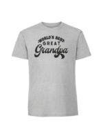 Męska koszulka  z nadrukiem – world_s best grandpa - obrazek 5