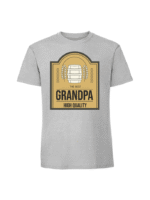 Męska koszulka  z nadrukiem – grandpa ETYKIETA - obrazek 4