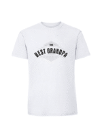Męska koszulka  z nadrukiem – THE BEST GRANDPA VINTAGE - obrazek 6
