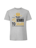 Męska koszulka  z nadrukiem – Taki dziadek to skarb - obrazek 4
