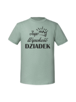 Męska koszulka  z nadrukiem – JEGO-WYSOKOŚĆ-DZIADEK - obrazek 4
