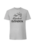Męska koszulka  z nadrukiem – JEGO-WYSOKOŚĆ-DZIADEK - obrazek 3