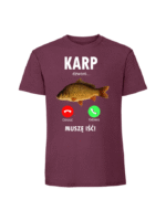 Męska koszulka  z nadrukiem – KARP DZWONI v1 - obrazek 8